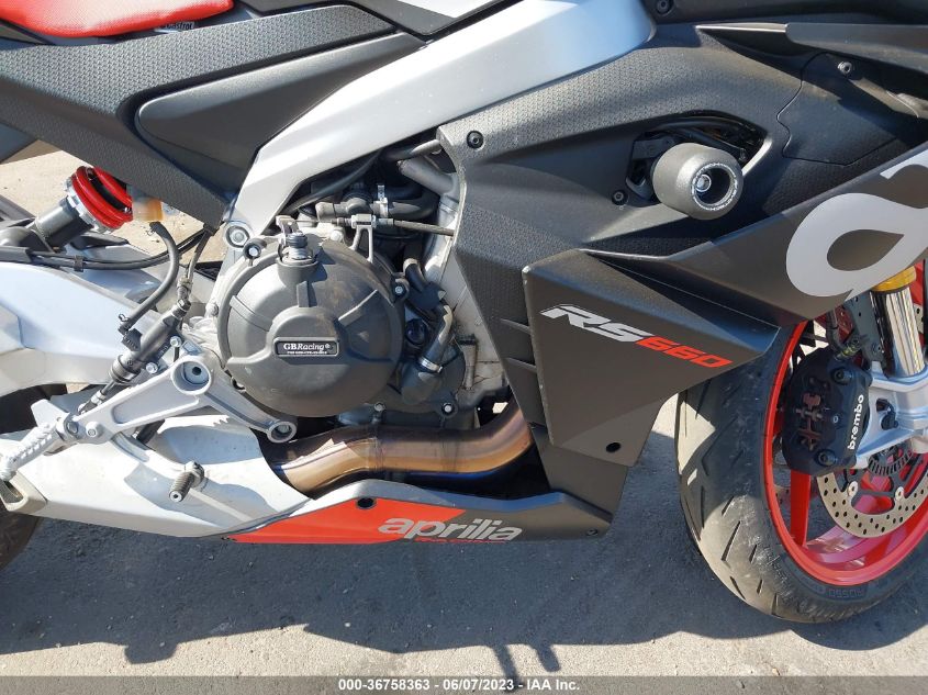 2022 APRILIA RS 660 ZD4KSUG07NS000013