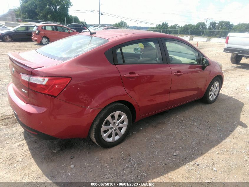 2013 KIA RIO EX - KNADN4A38D6280866