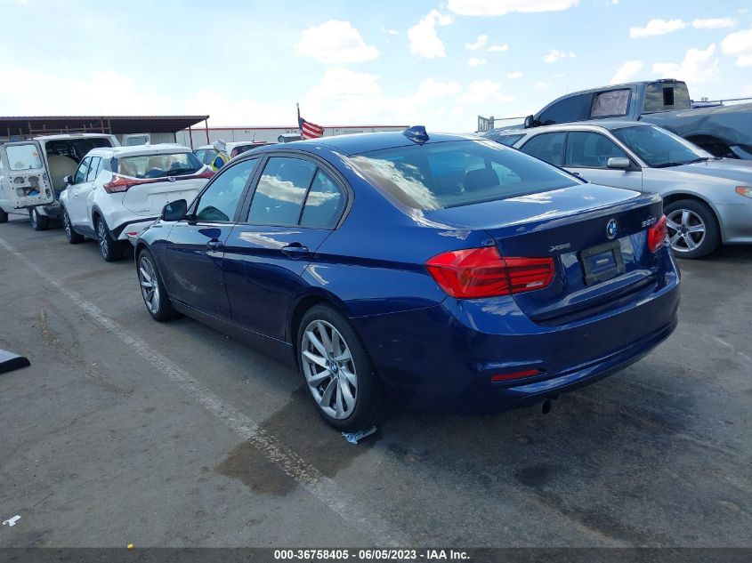2017 BMW 3 SERIES 320I XDRIVE - WBA8E5G35HNU43662