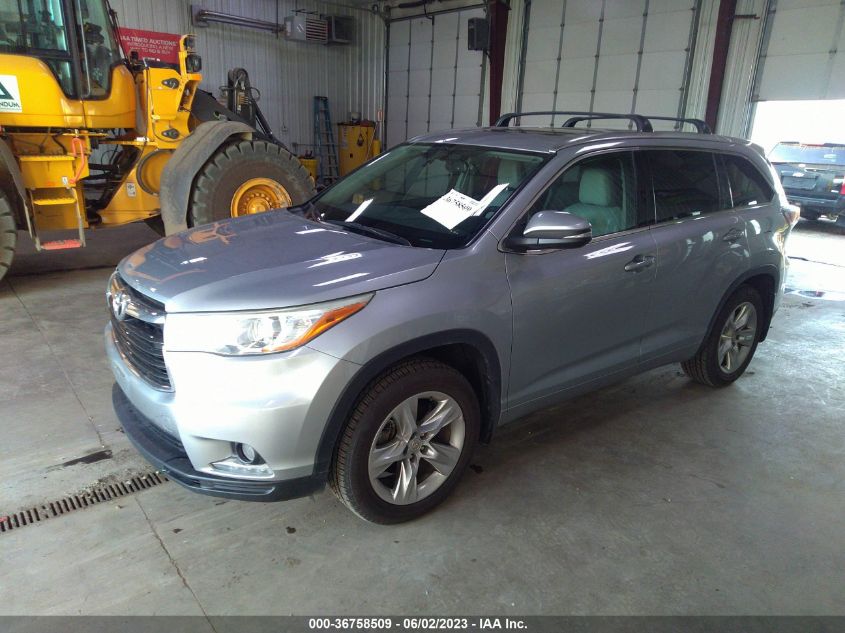 2015 TOYOTA HIGHLANDER LIMITED - 5TDDKRFH9FS091823