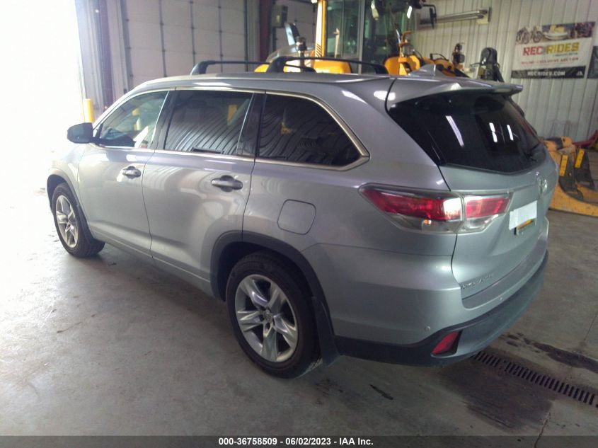 2015 TOYOTA HIGHLANDER LIMITED - 5TDDKRFH9FS091823