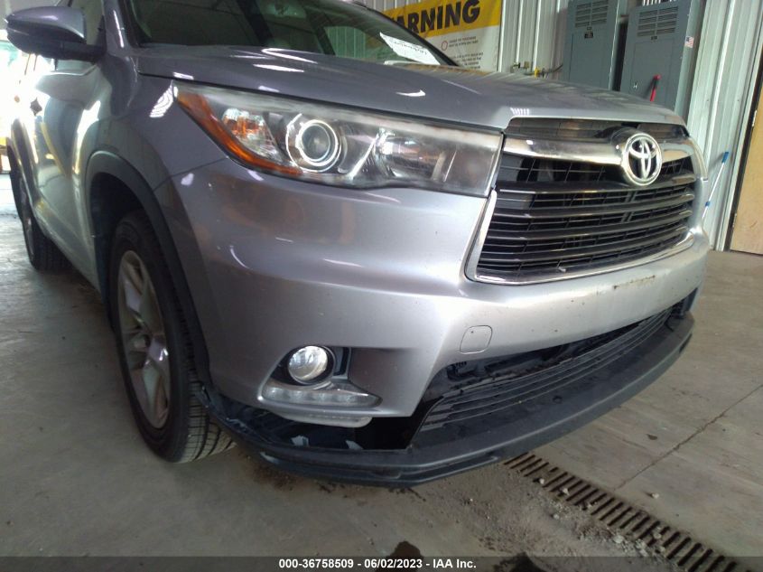 2015 TOYOTA HIGHLANDER LIMITED - 5TDDKRFH9FS091823