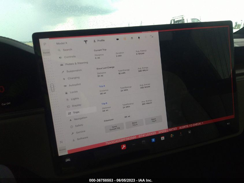 2023 TESLA MODEL X - 7SAXCAE52PF392980