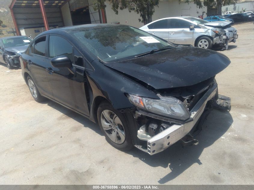 2015 HONDA CIVIC SEDAN LX - 19XFB2F54FE290391