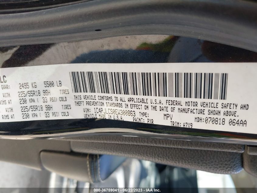 2014 JEEP CHEROKEE ALTITUDE - 1C4PJLCS0EW300863