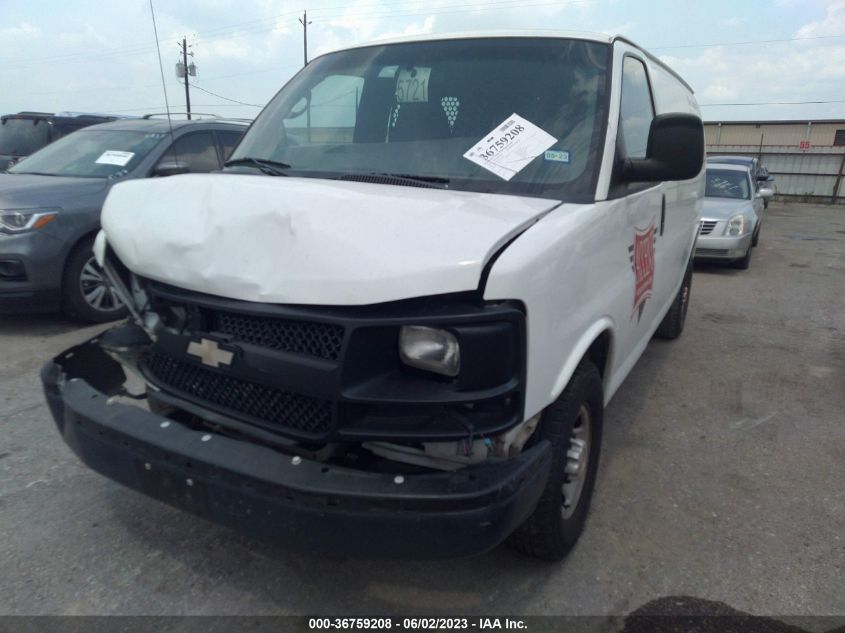 2014 CHEVROLET EXPRESS CARGO VAN - 1GCWGFBA3E1115031