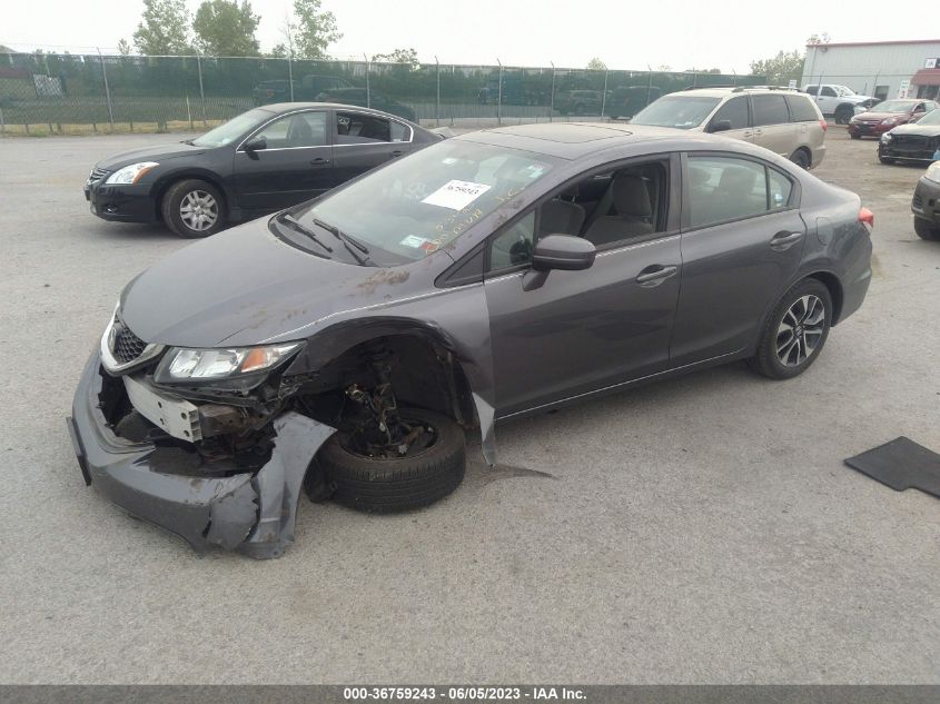 2014 HONDA CIVIC SEDAN EX - 19XFB2F88EE037485