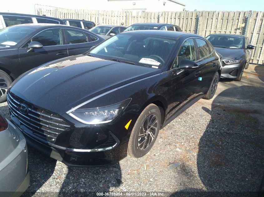 2023 HYUNDAI SONATA HYBRID BLUE - KMHL24JJ3PA067360