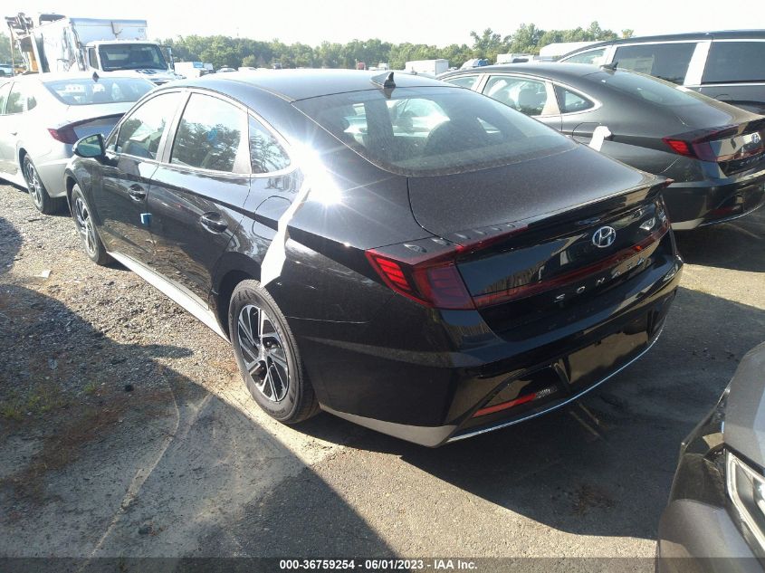 2023 HYUNDAI SONATA HYBRID BLUE - KMHL24JJ3PA067360
