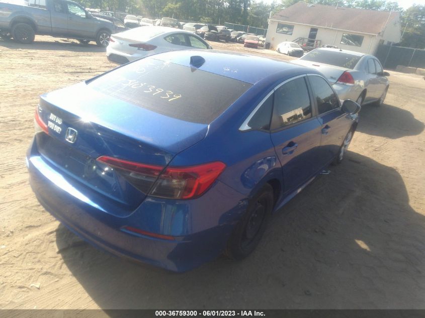 2022 HONDA CIVIC SEDAN LX - 2HGFE2F20NH508537