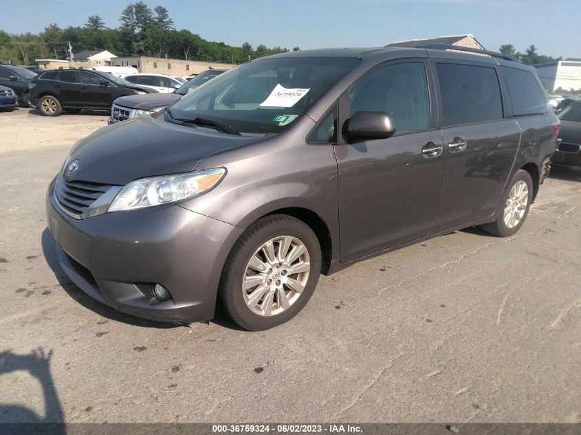 2015 TOYOTA SIENNA LTD/XLE/XLE PREMIUM - 5TDDK3DC2FS104223