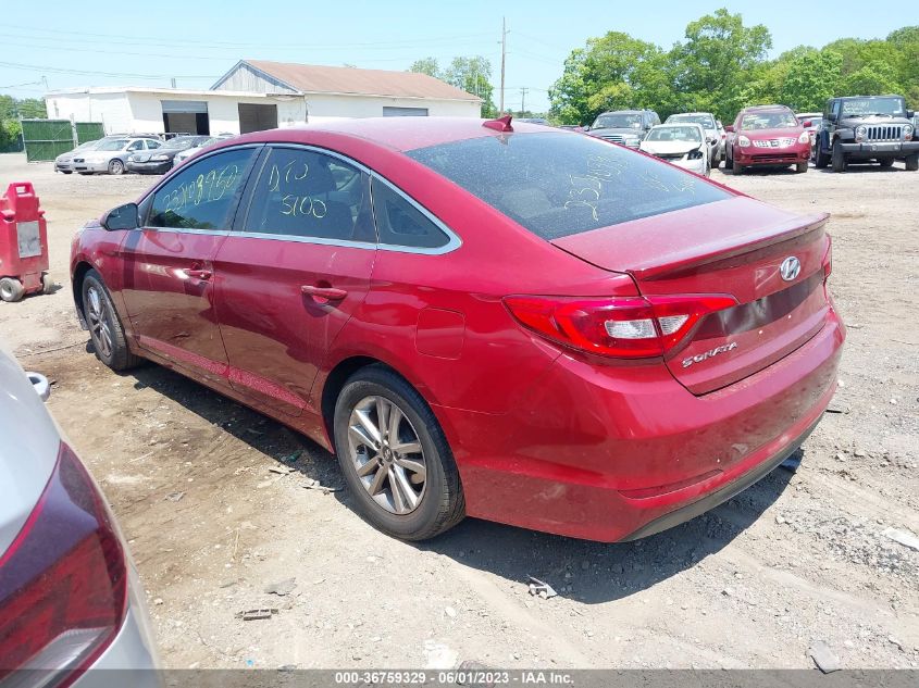 2016 HYUNDAI SONATA 2.4L SE - 5NPE24AF7GH370756