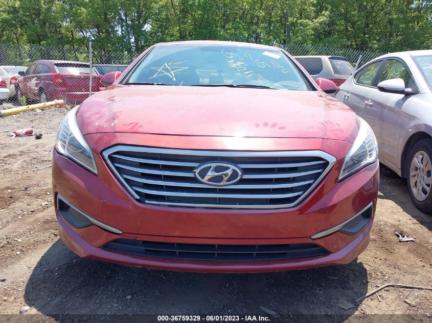 2016 HYUNDAI SONATA 2.4L SE - 5NPE24AF7GH370756