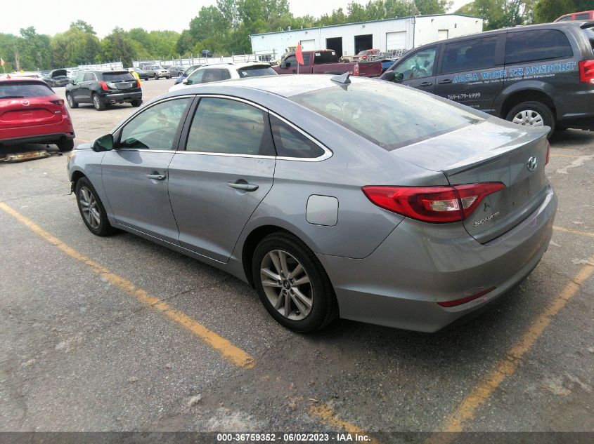 2017 HYUNDAI SONATA 2.4L - 5NPE24AF5HH517304