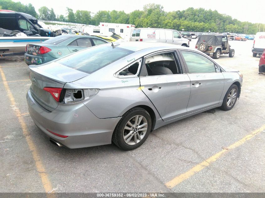 2017 HYUNDAI SONATA 2.4L - 5NPE24AF5HH517304