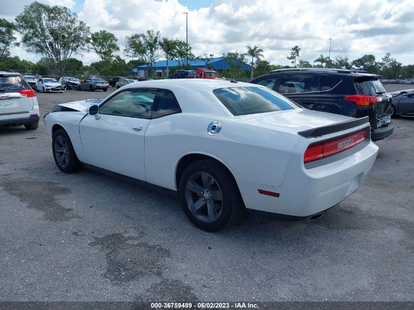 2013 DODGE CHALLENGER SXT - 2C3CDYAG7DH549289
