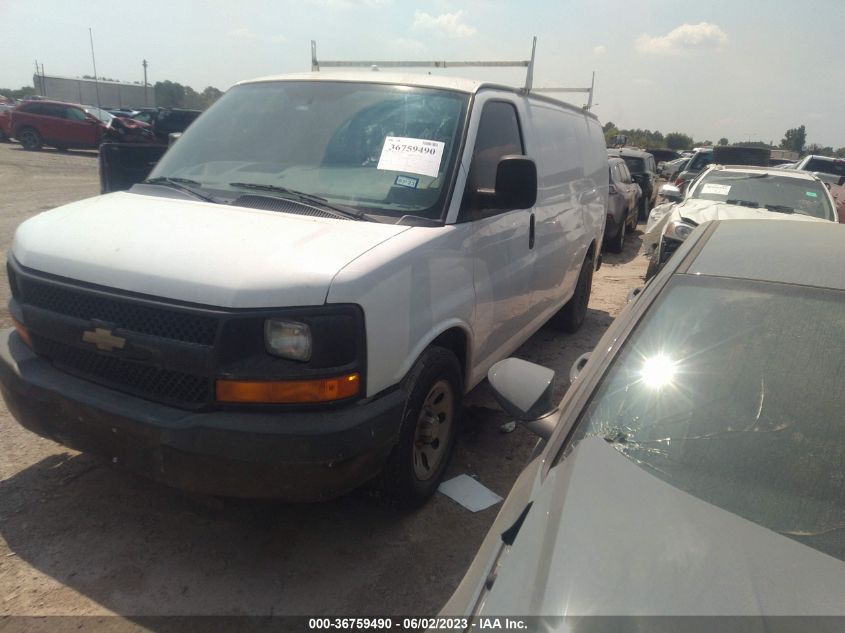 2013 CHEVROLET EXPRESS CARGO VAN - 1GCSGAFX3D1178998