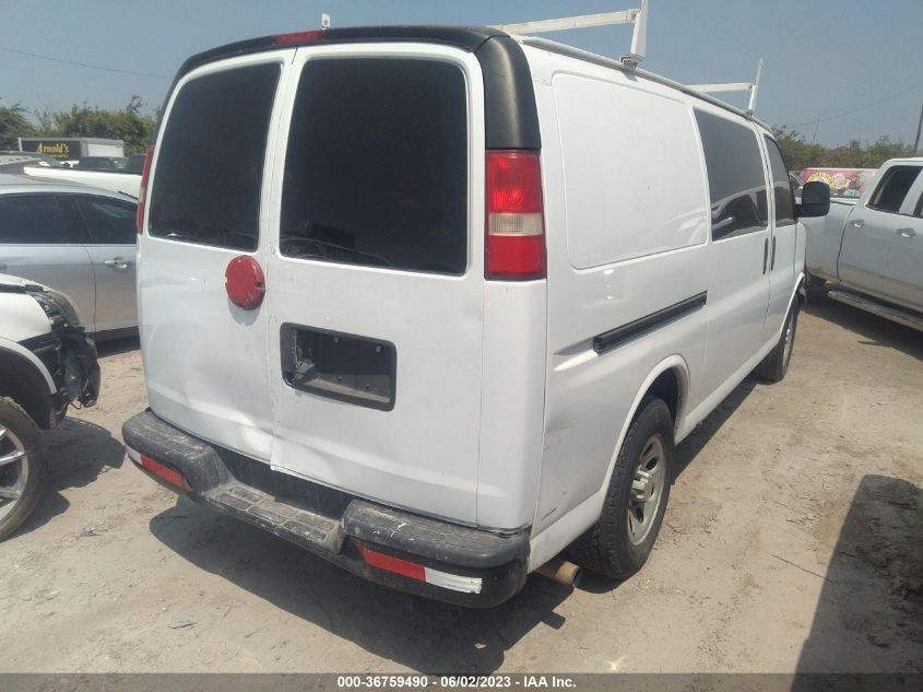 2013 CHEVROLET EXPRESS CARGO VAN - 1GCSGAFX3D1178998