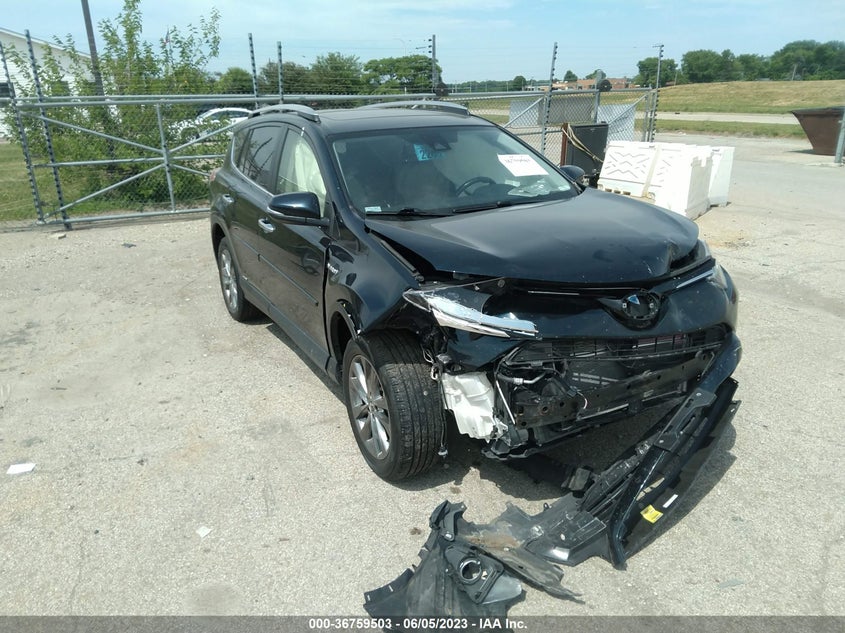 VIN JTMDJREVXJD251397 2018 TOYOTA RAV4 HYBRID LIMITED