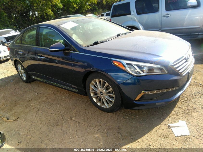 2015 HYUNDAI SONATA 2.4L LIMITED - 5NPE34AF2FH086589