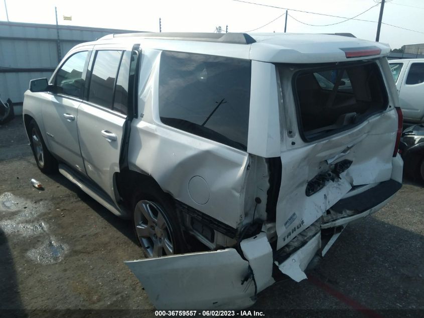 2015 CHEVROLET TAHOE LT - 1GNSCBKC1FR295088