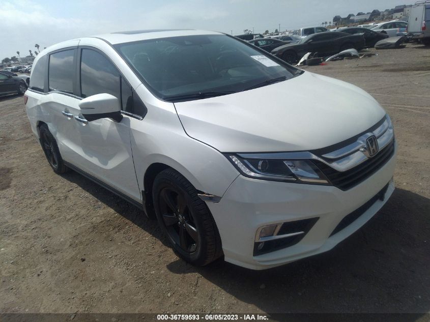 2018 HONDA ODYSSEY EX-L - 5FNRL6H67JB506809