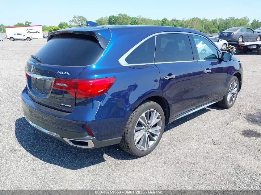 2017 ACURA MDX W/TECHNOLOGY PKG - 5FRYD4H56HB010316