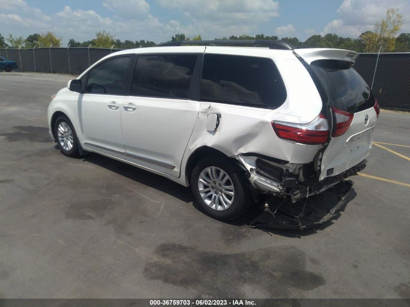 2015 TOYOTA SIENNA XLE/XLE AAS/LTD - 5TDYK3DC0FS628049