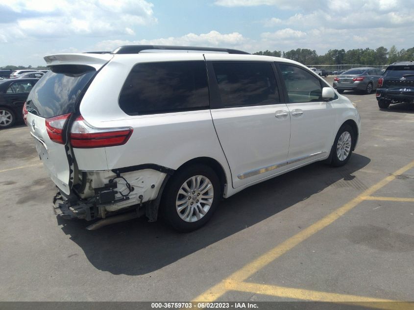 2015 TOYOTA SIENNA XLE/XLE AAS/LTD - 5TDYK3DC0FS628049