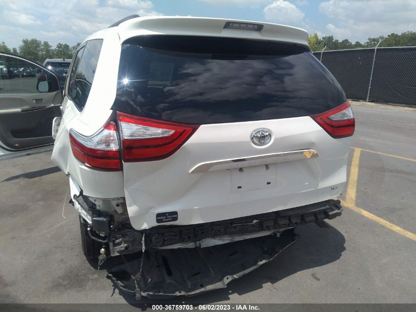 2015 TOYOTA SIENNA XLE/XLE AAS/LTD - 5TDYK3DC0FS628049