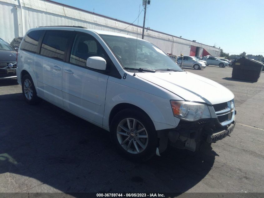 2014 DODGE GRAND CARAVAN SXT - 2C4RDGCG3ER390327