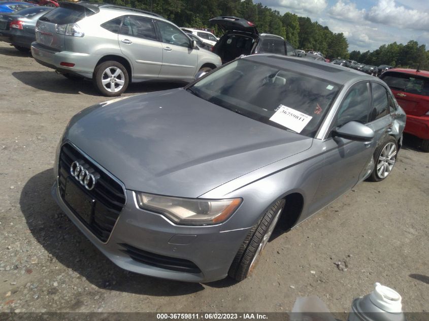 2013 AUDI A6 2.0T PREMIUM PLUS - WAUGFAFC9DN012528