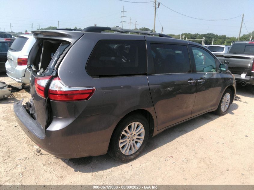 2015 TOYOTA SIENNA XLE/XLE AAS/LTD - 5TDYK3DC3FS589246