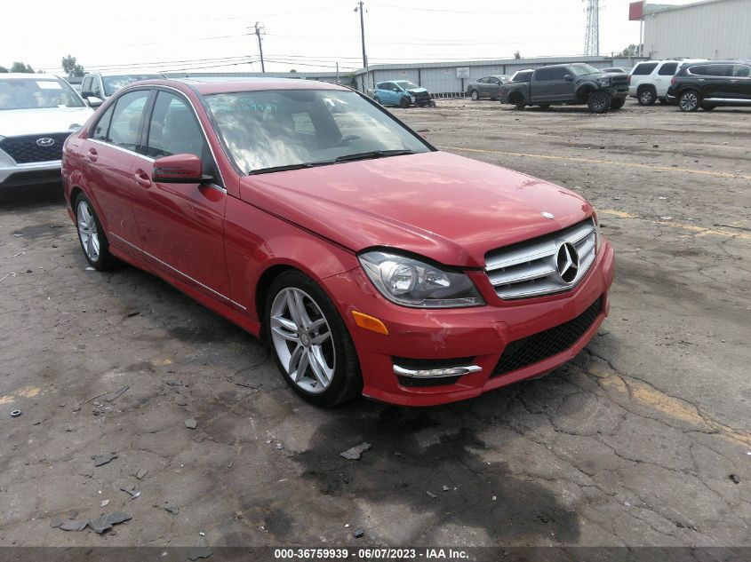 2013 MERCEDES-BENZ C-CLASS C 250 - WDDGF4HB6DR268178