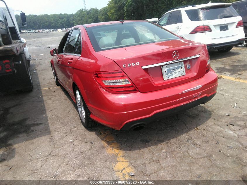 2013 MERCEDES-BENZ C-CLASS C 250 - WDDGF4HB6DR268178