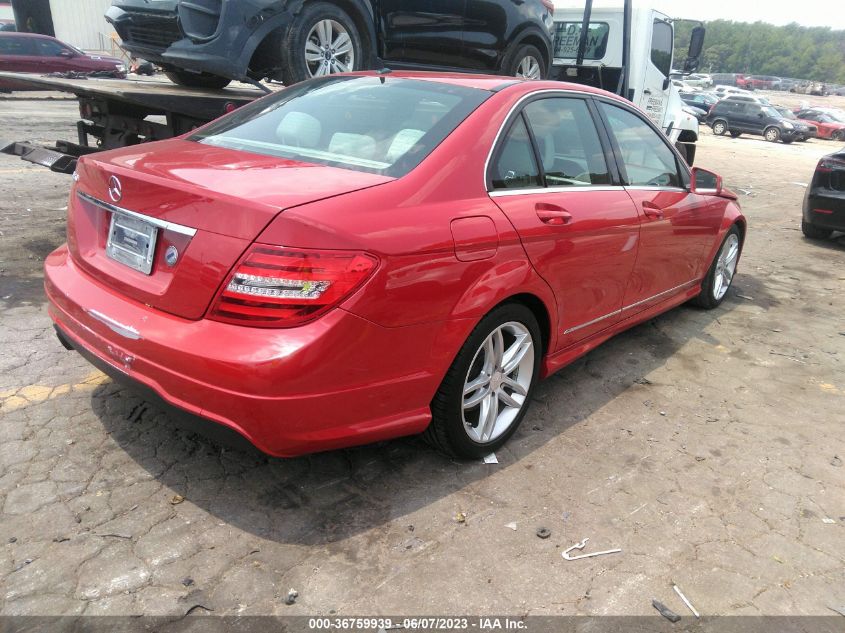 2013 MERCEDES-BENZ C-CLASS C 250 - WDDGF4HB6DR268178