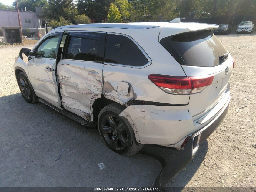 2018 TOYOTA HIGHLANDER LIMITED - 5TDDZRFH5JS862427
