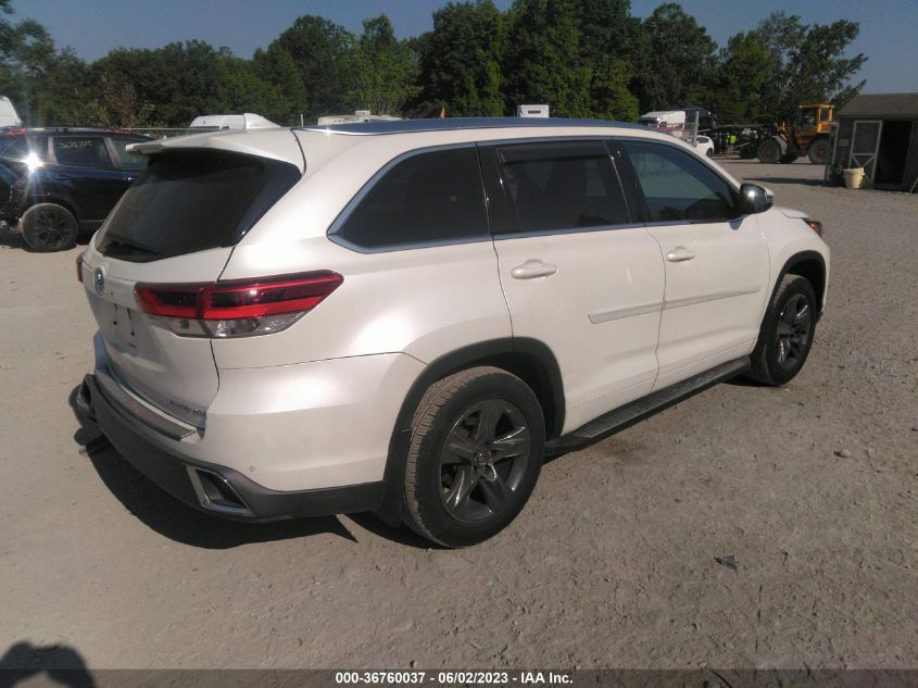 2018 TOYOTA HIGHLANDER LIMITED - 5TDDZRFH5JS862427