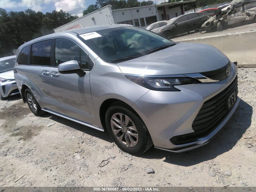 2022 TOYOTA SIENNA LE - 5TDKRKEC2NS123364
