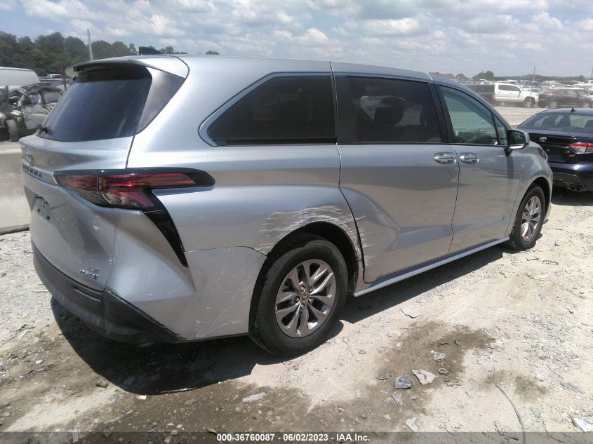 2022 TOYOTA SIENNA LE - 5TDKRKEC2NS123364