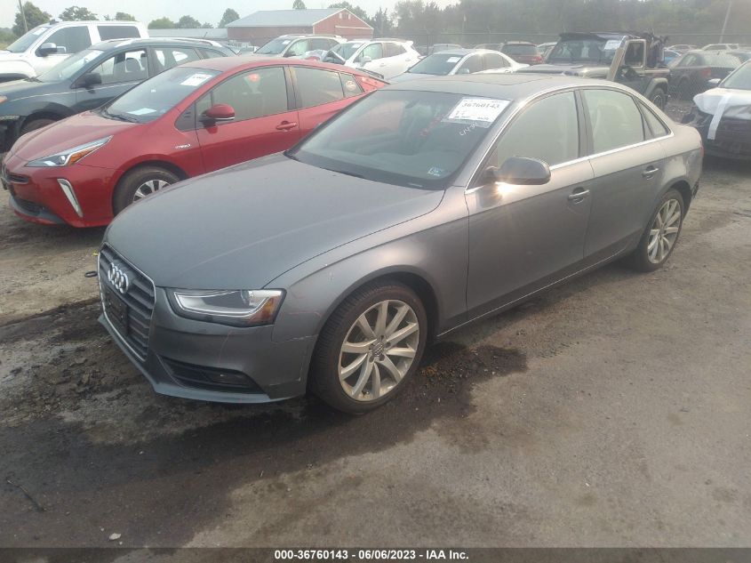 2013 AUDI A4 PREMIUM PLUS - WAUFFAFL8DN028795