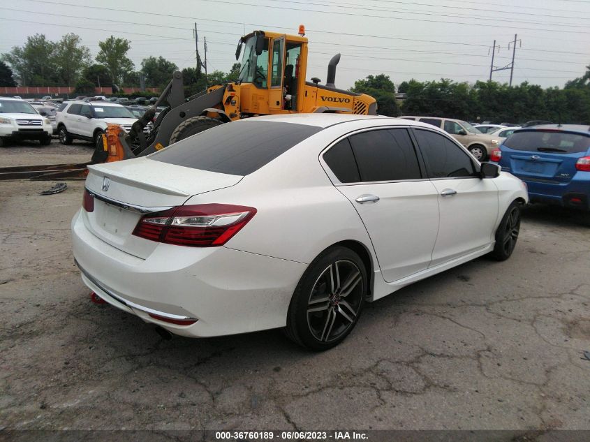 2017 HONDA ACCORD SEDAN SPORT - 1HGCR2F54HA261544