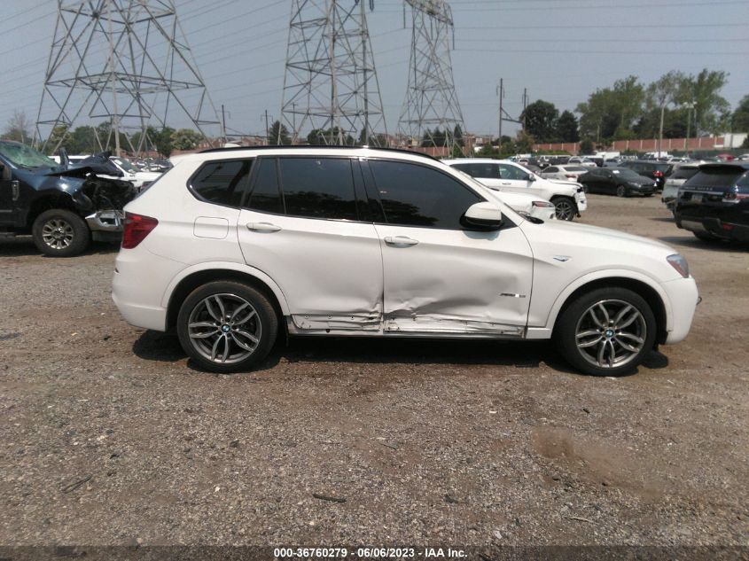 2017 BMW X3 XDRIVE28I - 5UXWX9C39H0W78742