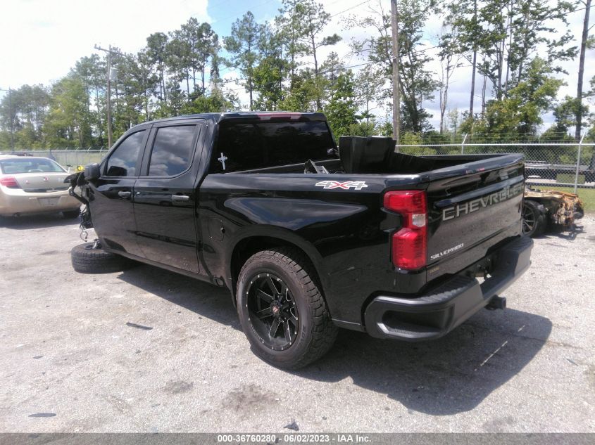 2021 CHEVROLET SILVERADO 1500 WORK TRUCK - 1GCPYAEK8MZ177579