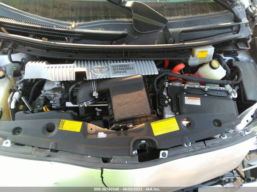 2013 TOYOTA PRIUS ONE/TWO/THREE/FOUR/FIVE - JTDKN3DU0D5570260