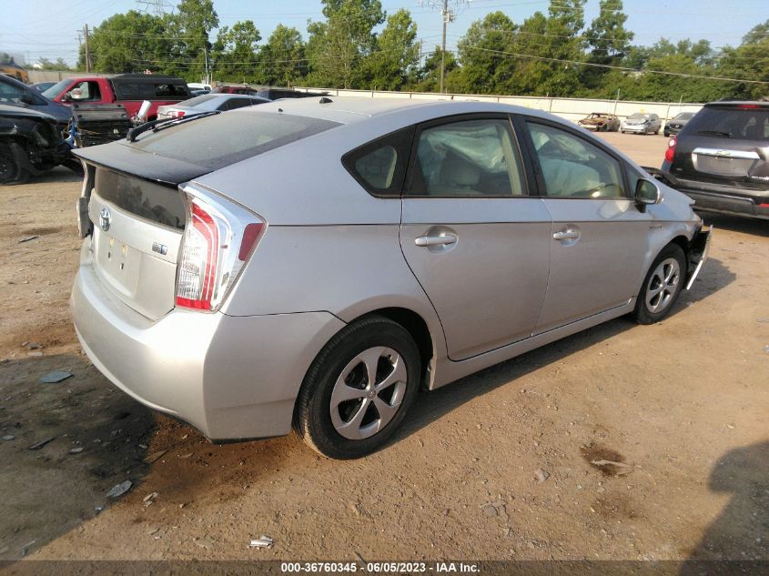 2013 TOYOTA PRIUS ONE/TWO/THREE/FOUR/FIVE - JTDKN3DU0D5570260