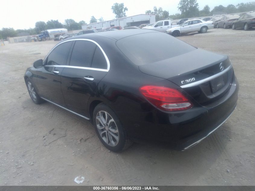 2016 MERCEDES-BENZ C-CLASS C 300 - WDDWF4KB0GR144254
