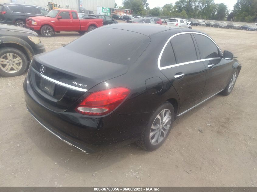 2016 MERCEDES-BENZ C-CLASS C 300 - WDDWF4KB0GR144254