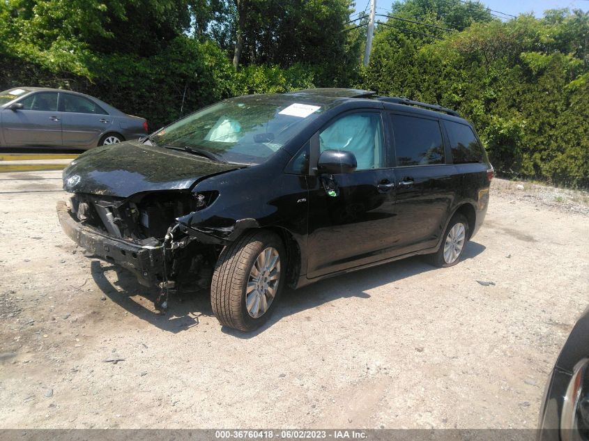 5TDDZ3DC0HS165505 2017 TOYOTA SIENNA - Image 2