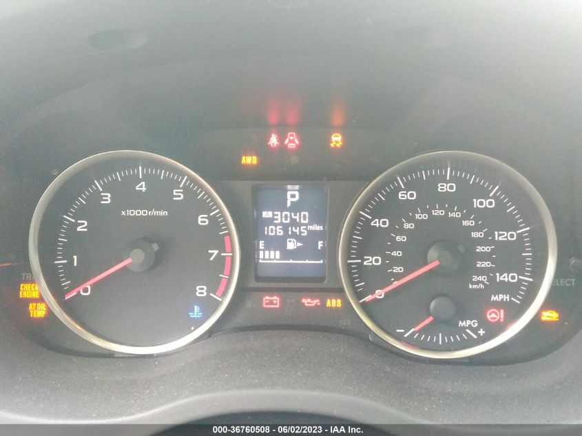 2014 SUBARU XV CROSSTREK LIMITED - JF2GPAKC8E8310656